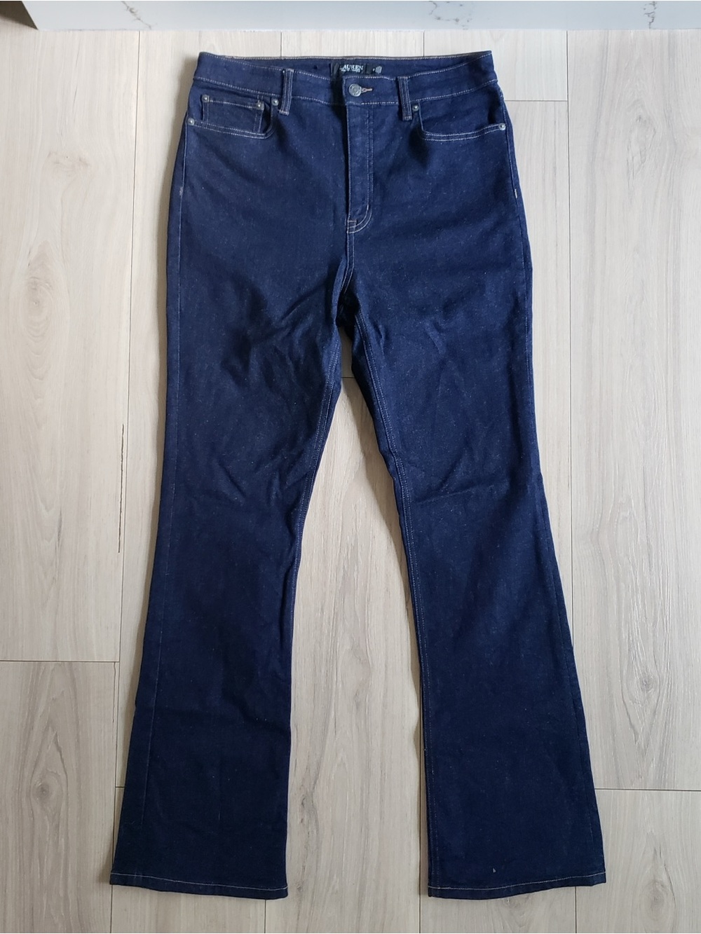 Ralph Lauren Dark Indigo Flare Jeans Size 12